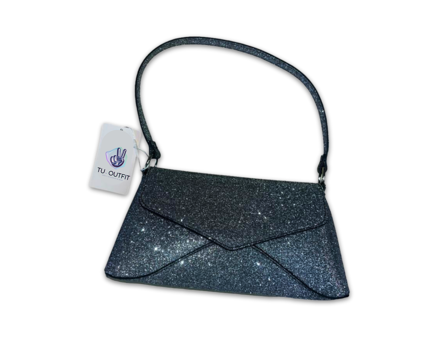 CARTERA PLOMA BRILLANTE